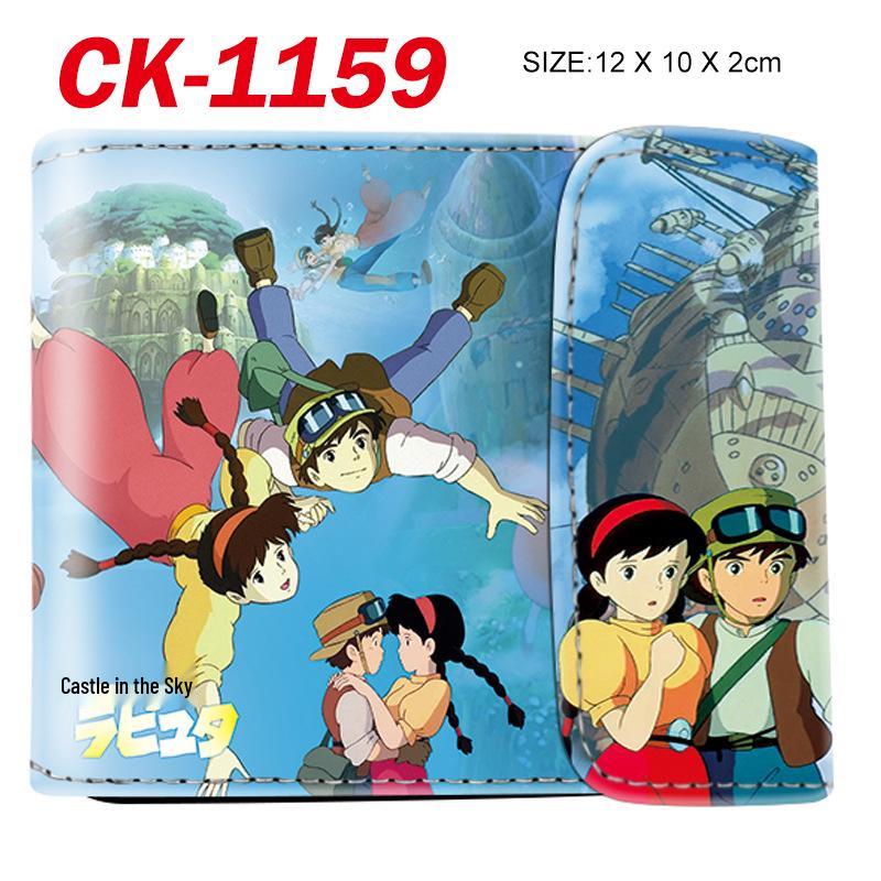 Chihiros Reise ins Zauberland Totoro Prinzessin Mononoke 3D Prägung Cartoon Münzbörse