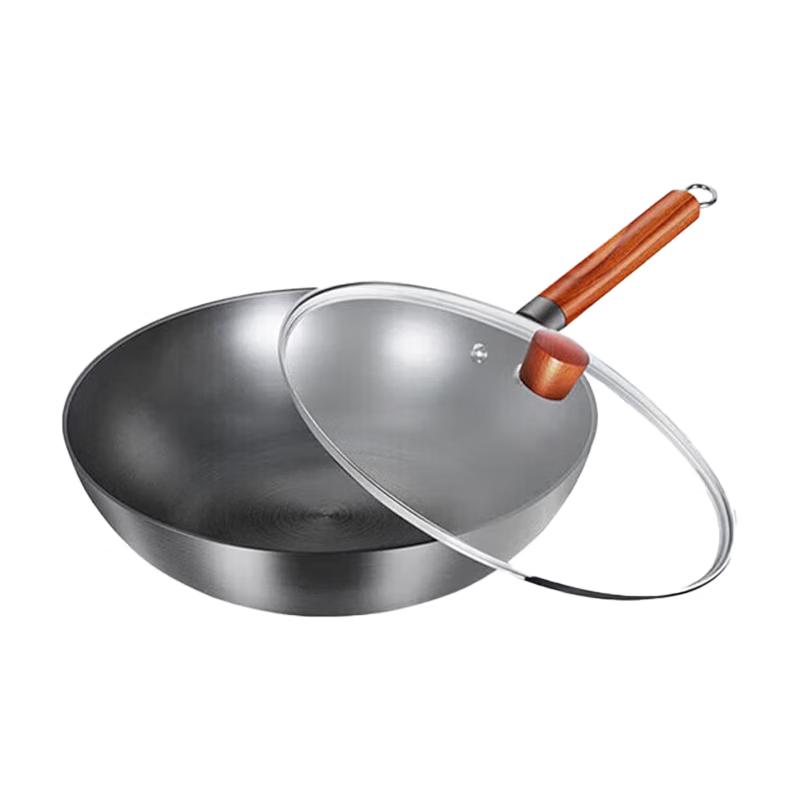 Midea Fine Iron Non-Coated Stir-Fry Wok