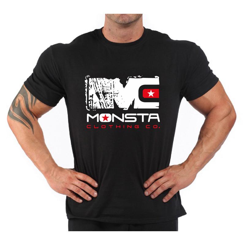 Monsta Clothing Bodybuilding Fitness Gym T Shirt S разноцветный
