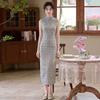 Sleeveless national style new Chinese daily Suzhou long cheongsam improved young 1011 new women's high sense summer