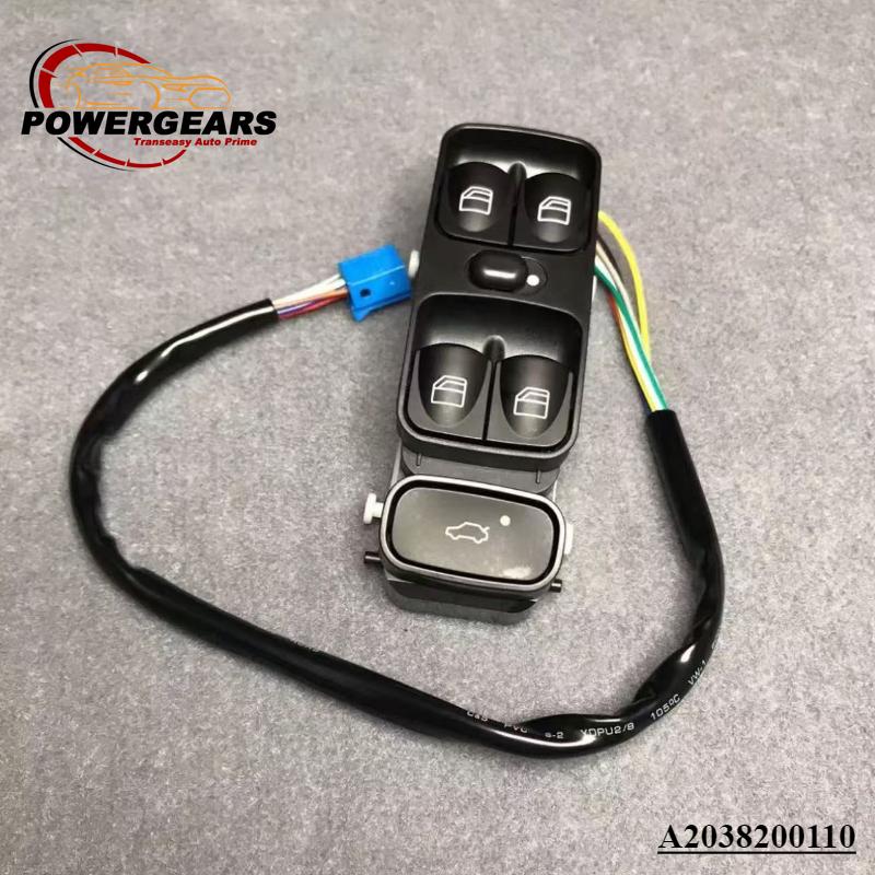 A2038200110 New Power Window Switch Fits For Mercedes C209 CLK320 CLK500 CLK550 03-09 A2098203410