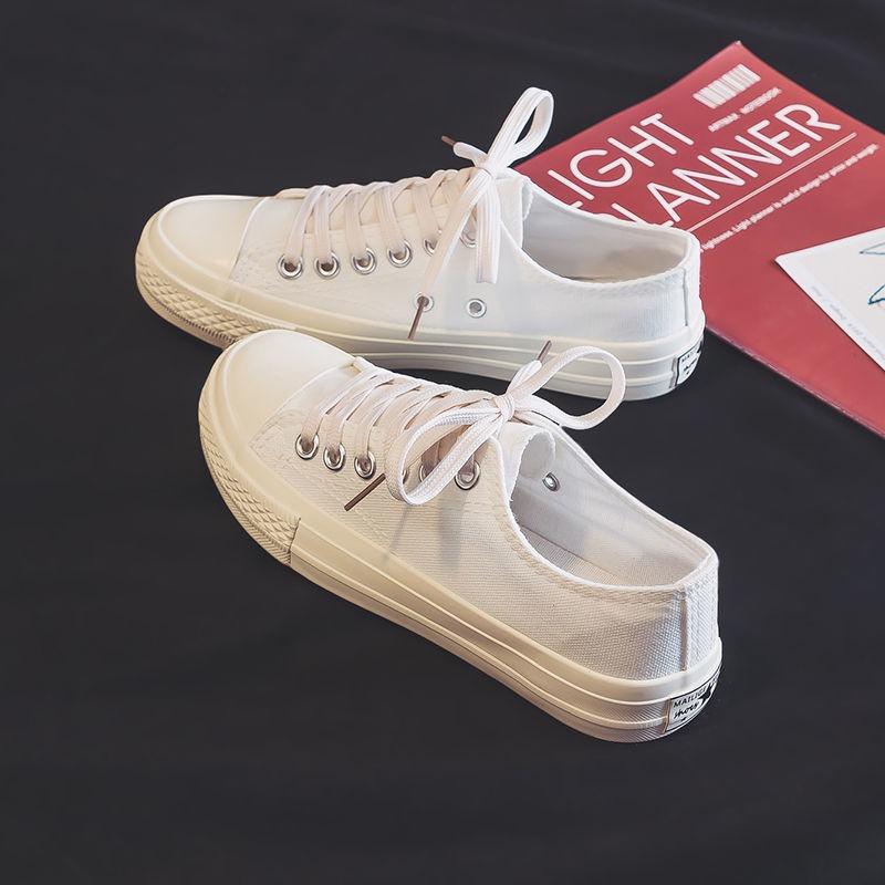 

Spring new women s shoes vulcanized platform canvas shoes casual versatile tide increases Xiaobai 40