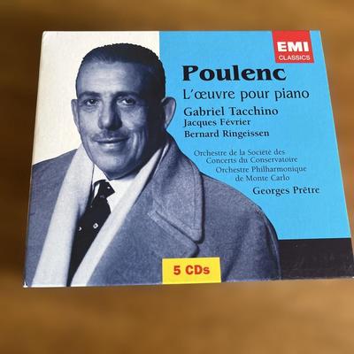 [USED] Poulenc Piano CD 5-CD Set Classical Piano Poulenc