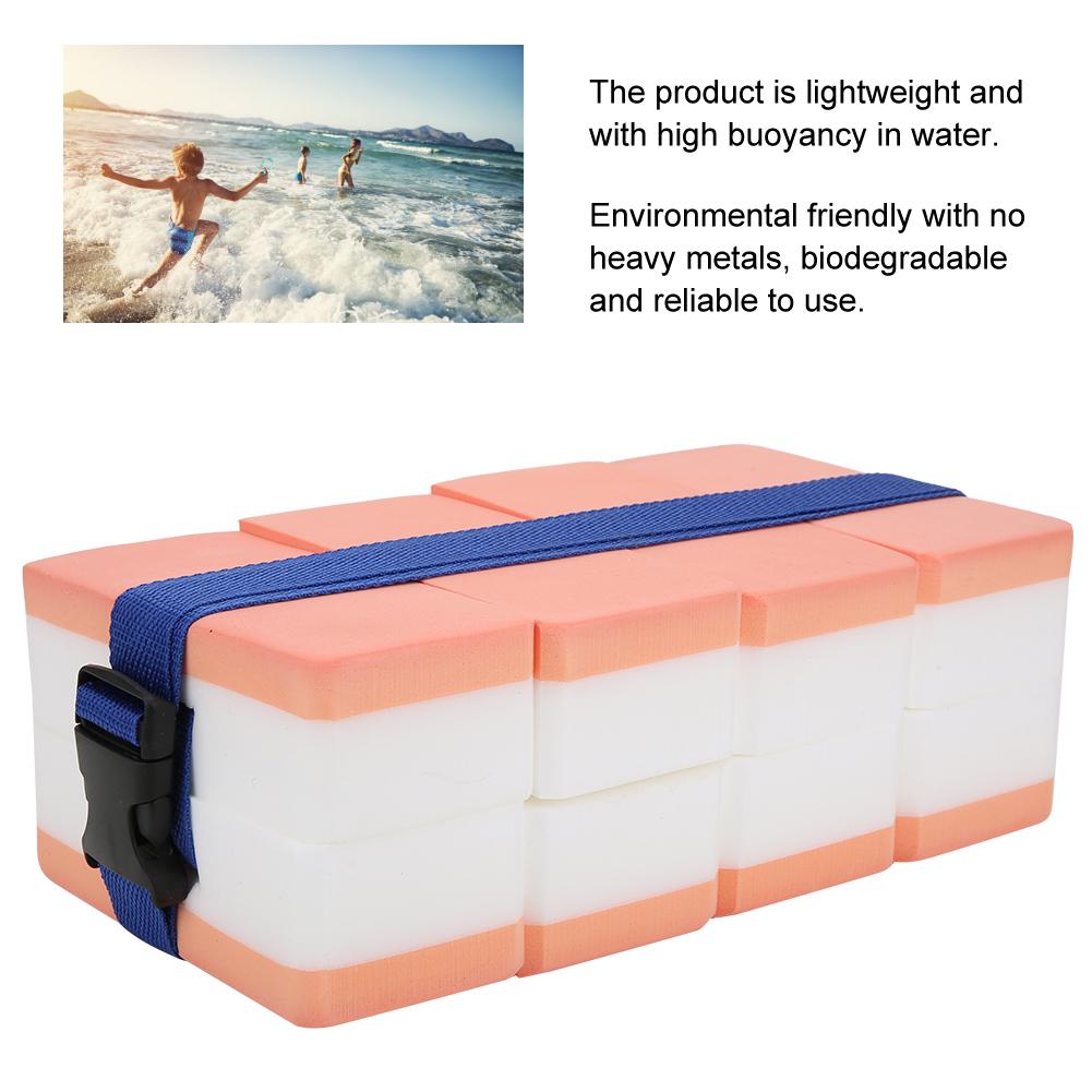Swimming Waist Belt EVA Adjustable Floating Belt Training Equipment for Children8 Block