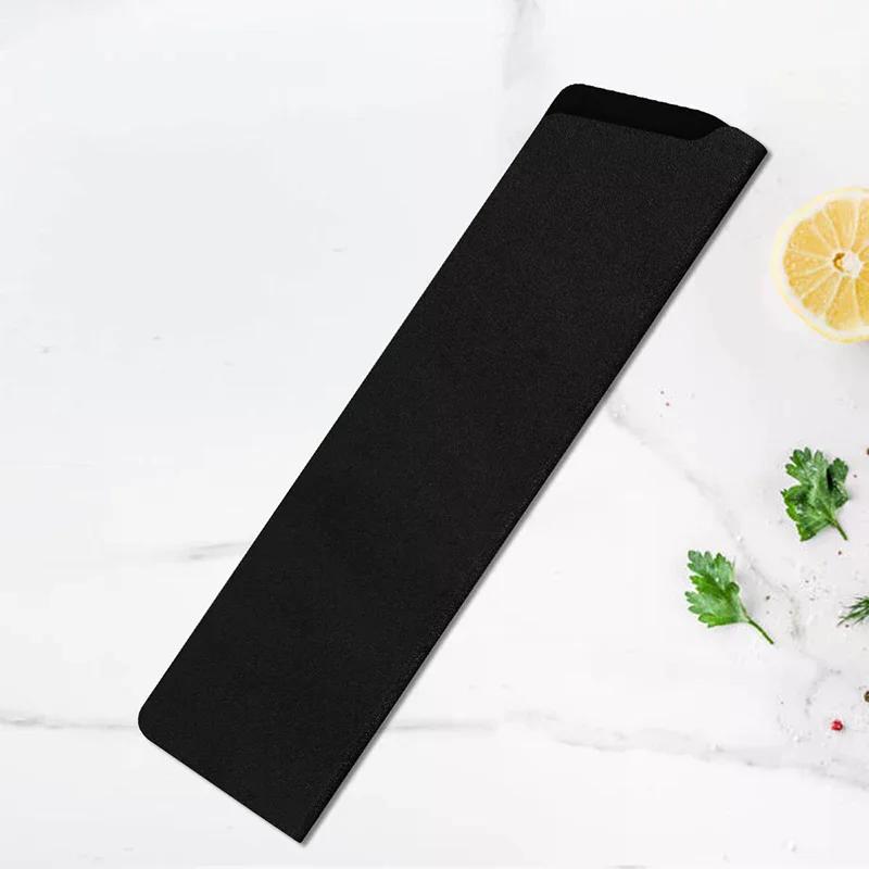 Black Plastic Kitchen Knife Blade Protector For 3.5-10 Inch Knife Cases Eco-Friendly Material New High Quality Practical