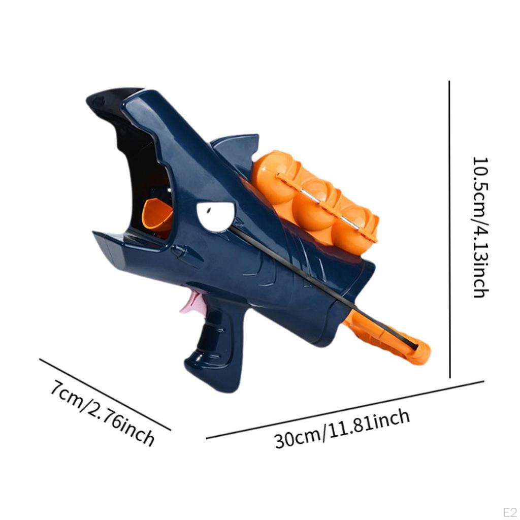Snowball Launching Maker Funny Snow Play Tool Portable Shark Toy Fight