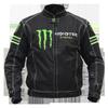 Mens All-Season Motorcycle Riding Jacket Windproof Crash-Resistant Biker Gear Black Full Set