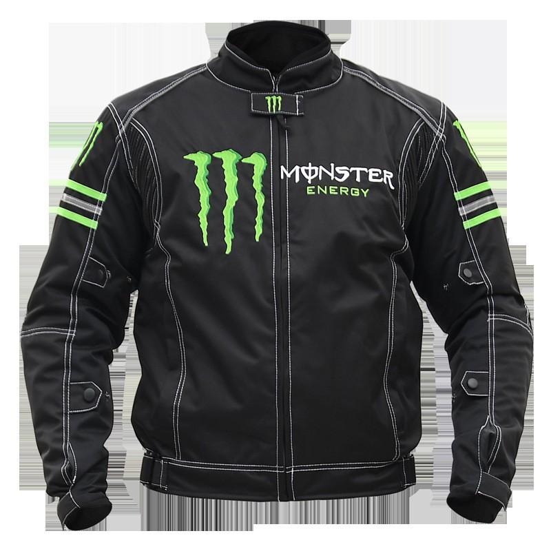 Mens All-Season Motorcycle Riding Jacket Windproof Crash-Resistant Biker Gear Black Full Set