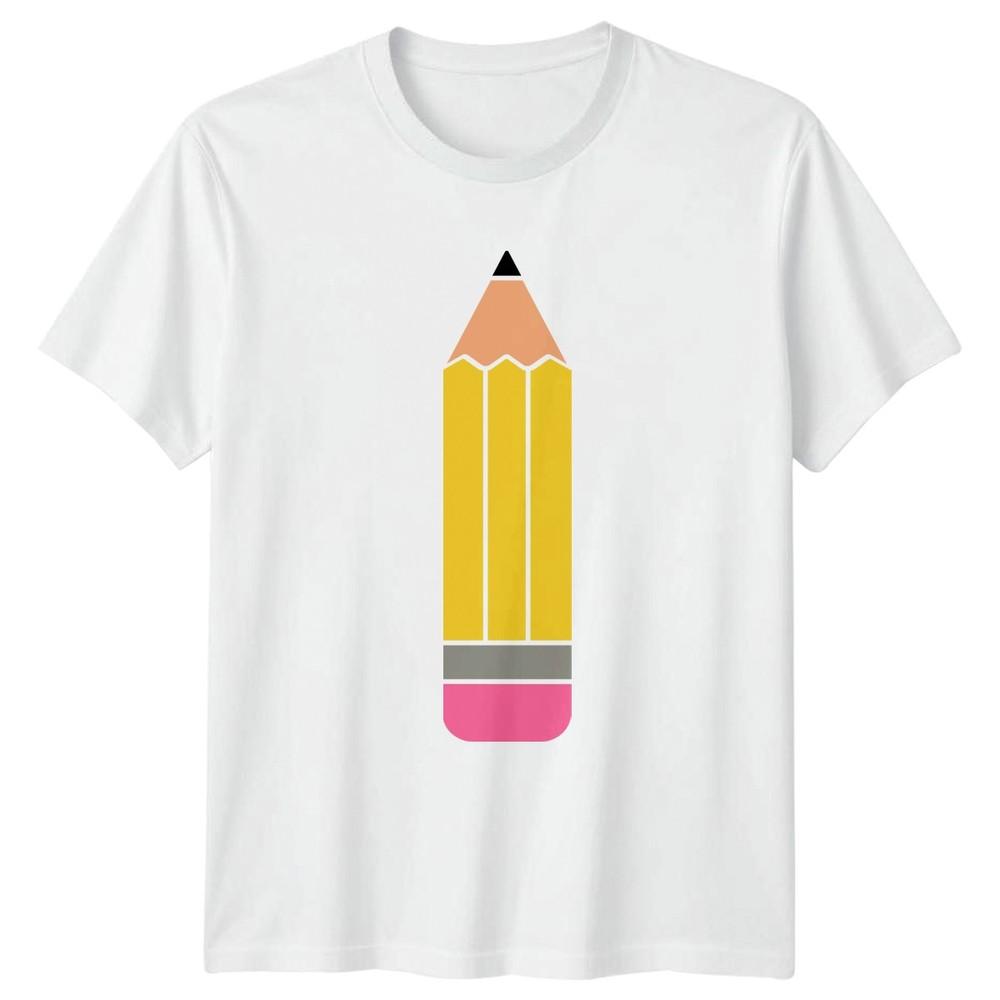 Pencil School Supplies Education Unisexs TShirt Unisexs Tee Graphic Unisex Top S