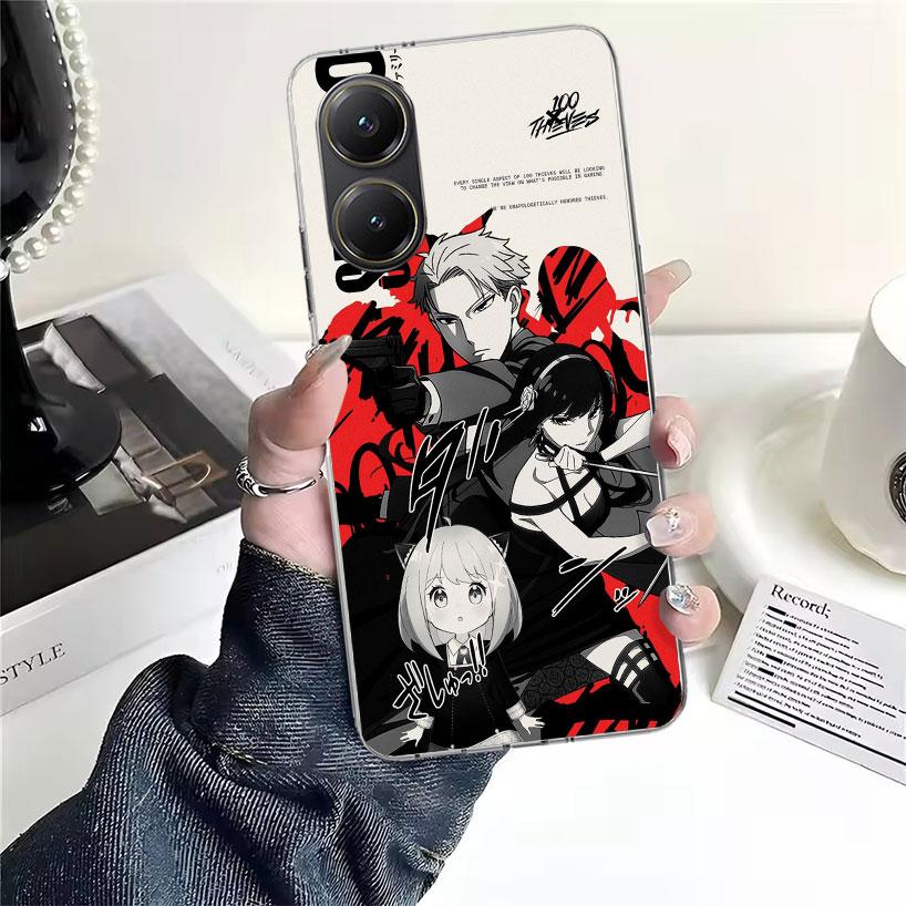 Anime S-Spy Family Anya Soft Phone Case For Xiaomi Redmi 15C 15 13C 13 Poco X5 X6 X7 F7 Ultra M7 12C 12 10 10C 9C 9A 9T 9 Fundas