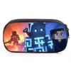 Minecraft Game Student Large Capacity Pencil Bag Stationery Bag Cartoon Pencil Bag Storage, Stationery Box