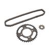 36T Rear Sprocket Drive Chain Set 10T Front Sprocket Engine Sprocket Set  for Motorcycles