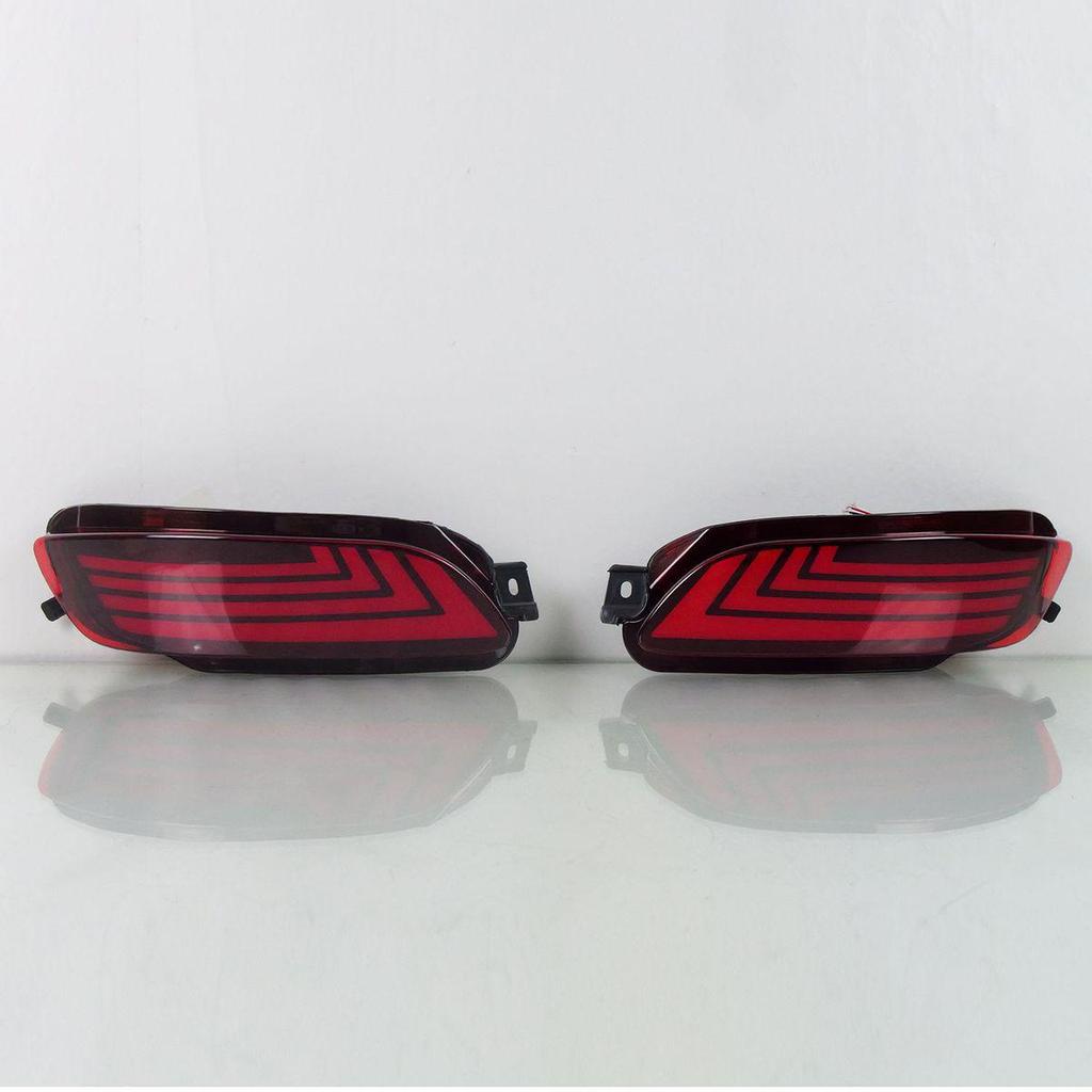 Compatible 03-08 Lexus RX Rear Bumper Lights: Flowing Water LED, Daytime Running, Brake Flash, Turn Signal Upgrade.