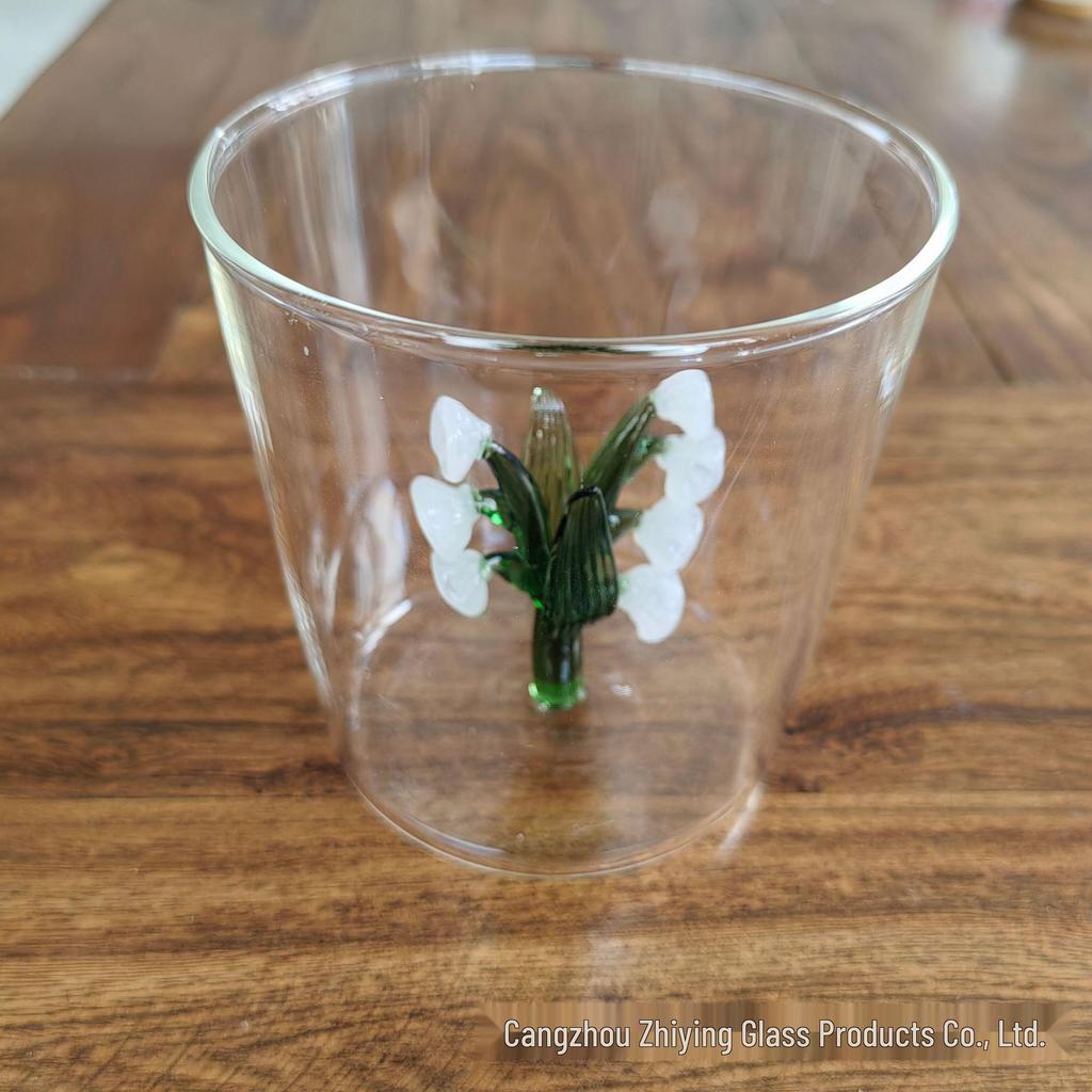 Thickened Heat-Resistant Three-Dimensional Glass Mug - Cute and Durable