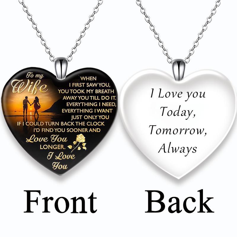 

Мужская и женская модная бижутерия любит кристалл кулон ожерелье письмо ожерелье