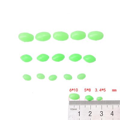 100X Leuchtperlen Vorfachherstellung Weiche Leuchtende Angelperle Oval Geformt 5Mm/8Mm/10Mm