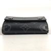 Louis Vuitton M45417 MonogramEclipse Discovery Compact Trifold wallet Black/gray
