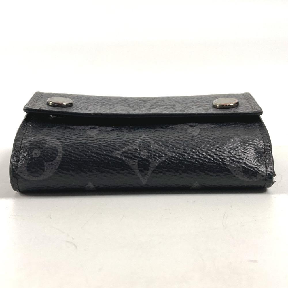 Louis Vuitton M45417 MonogramEclipse Discovery Compact Trifold wallet Black/gray