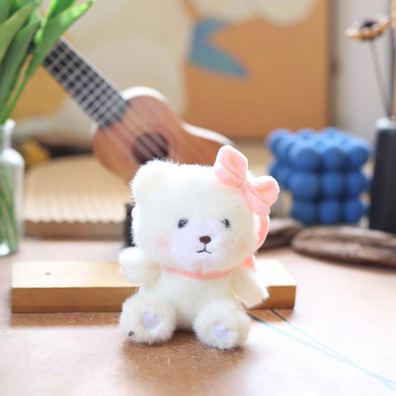 Cartoon Cute Bear Pendant Bag Keychain Accessories Doll Doll Plush Toy Doll Gift