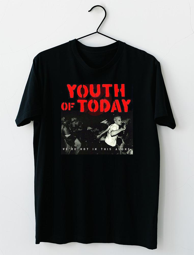 Youth Of Today We re Not In This Alone T-shirt S M L XL 2XL 3XL XXXL