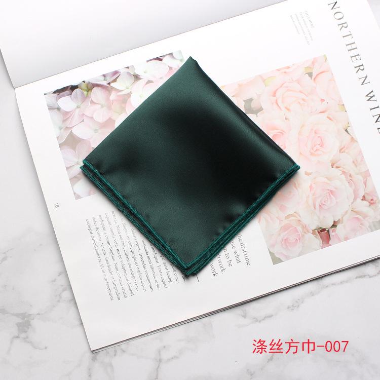 Men'S Suit Solid Color British Style Pocket Towel, Banquet Wedding Photography Shooting Dress Chest Towel