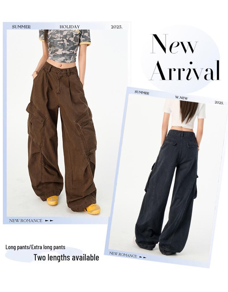 Women's High Waist Wide-Leg Jeans - Autumn Slimming Loose Fit