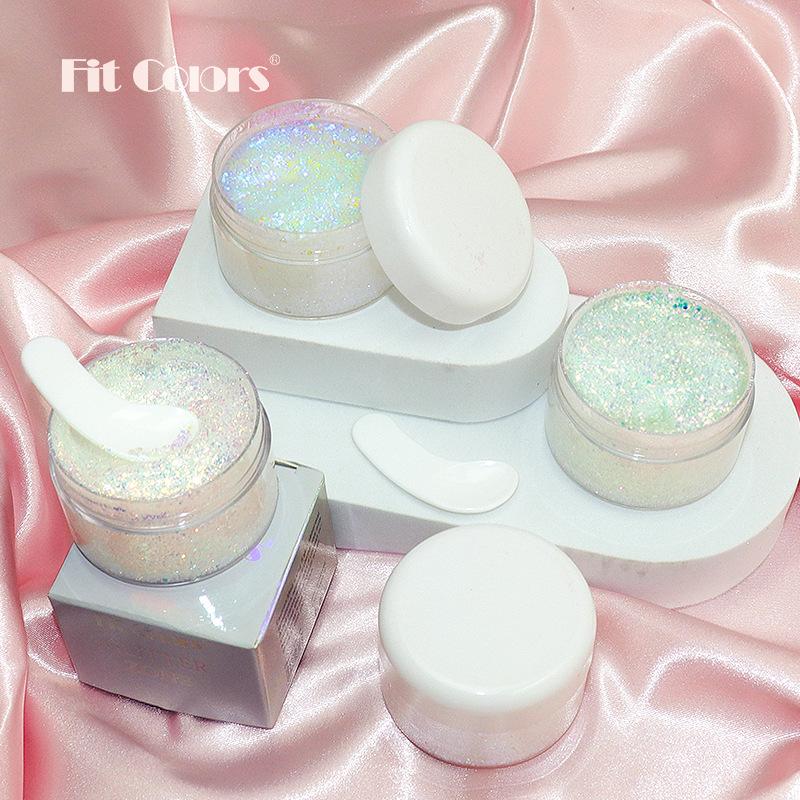 Fit Colors Starry Gel Seee Sequenant Dragon G -light Eye Shadow Face Body Phantom Cerpical Milk