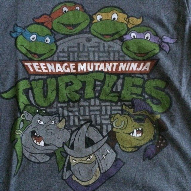 

Футболка підлітків-мутантів-ніндзя черепах OOP Обмежені розміри TMNT Офіційно ліцензована Унісекс футболка S