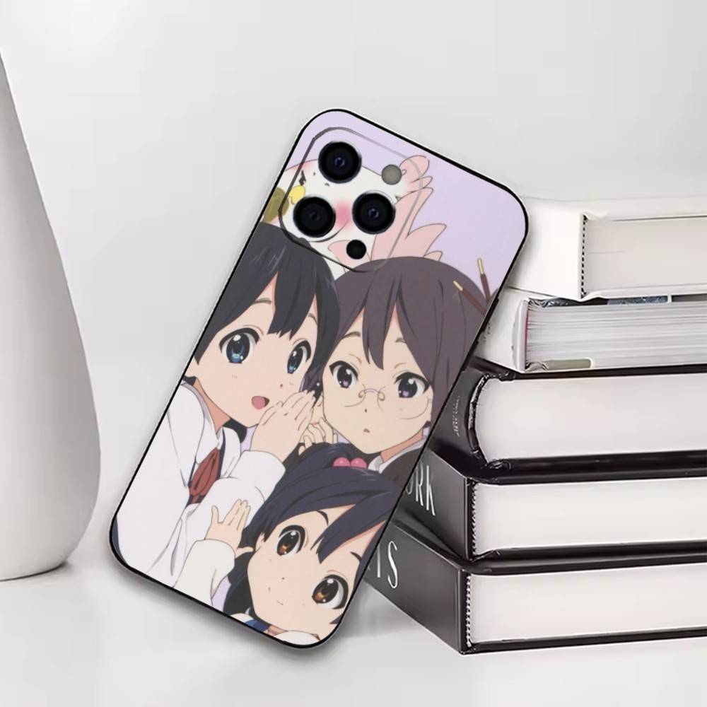 Tamako Kitashirakawa Phone Case For iPhone17,16,15,14,13,12,11 Plus,Pro Soft Silicone Black Case