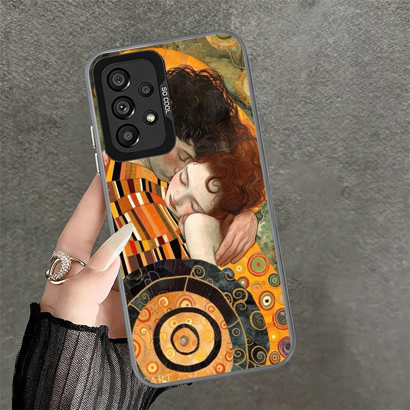 Kiss By Gustav Klimt Art Soft Phone Case for Samsung A17 A16 A15 A14 A13 A57 A56 A55 A54 A53 A37 A36 A35 A34 A33 A26 A25 A24 A23