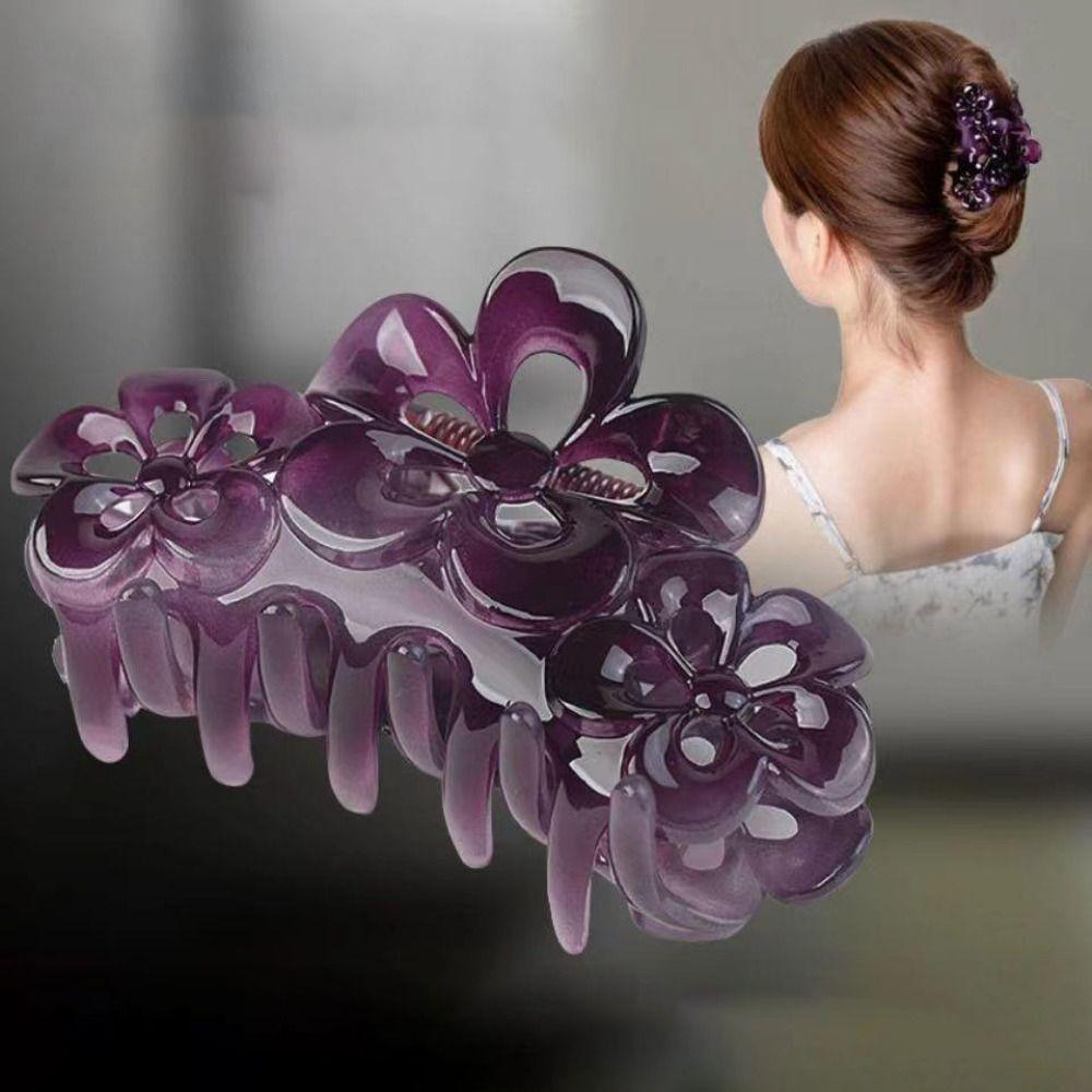 Resin Hair Pins Wash Up Accessories Shark Clip Minimalist Hair Claw  Women