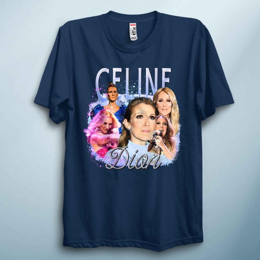 Retro Pop-Diva Grafik-T-Shirt Vintage Musik Celin Paris Ästhetik 90er Jahre Stil Tee