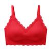 New Latex Underwear One Piece Seamless Bra for Women Without Steel Ring Gathering Comfortable Bra