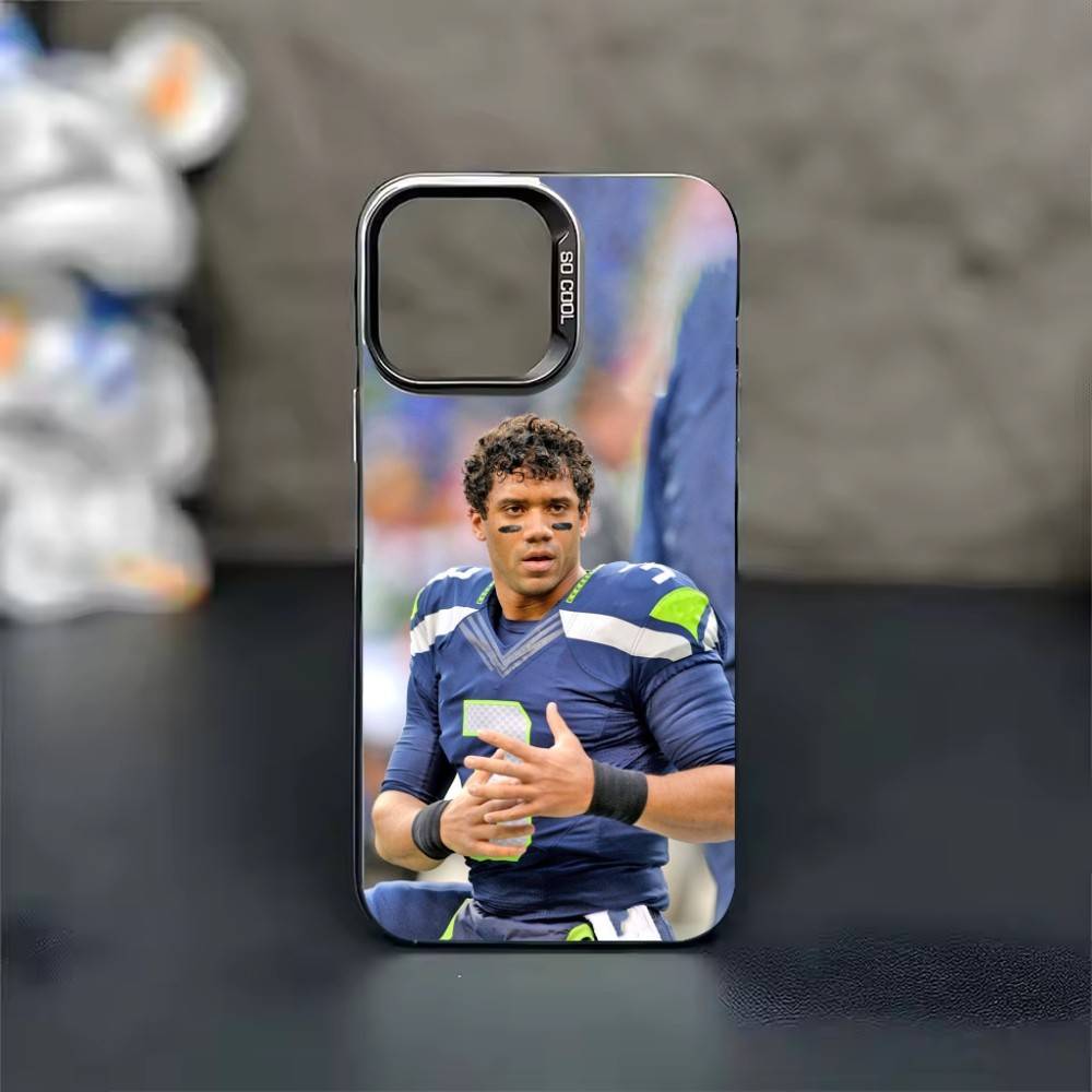 R-Russell Rugby Wilson 3 Phone Case Color Silver Shell For IPhone 17 16 15 14 13 12 11 Pro Max Plus