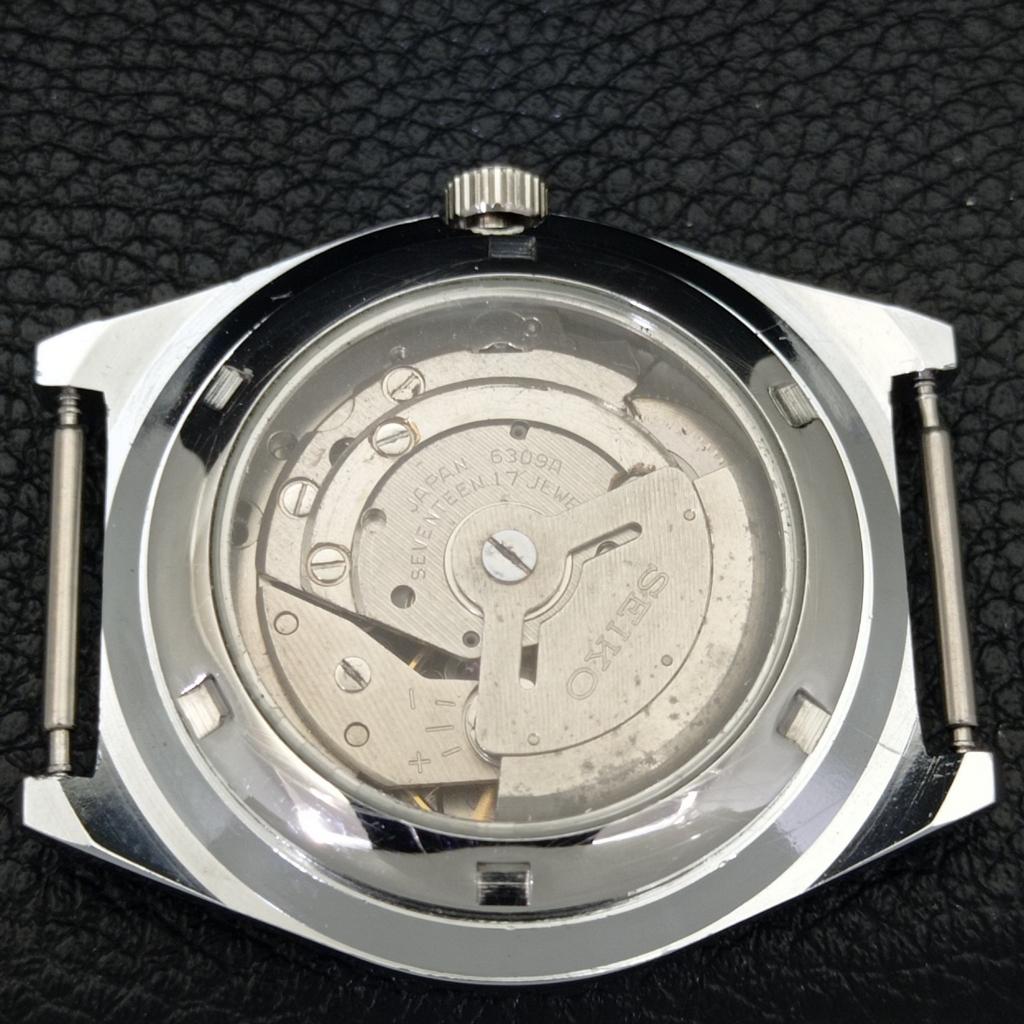 VINTAGE SEIKO 5 AUTOMATIC REFURBISHED JAPAN MENS BLACK DIAL WATCH a440673-9 Sk-a440673-1