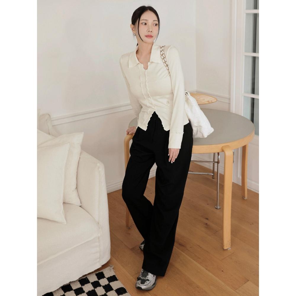 

Широкие брюки Citybreeze Wrinkle Free Basic Two Tuck Black BLACK/S
