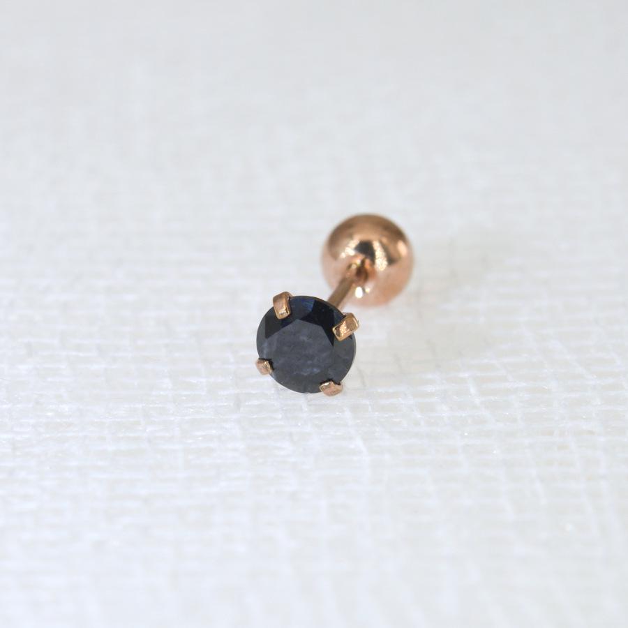 0.8mm Thick Minimalist Zircon 3-Prong Stud Earrings, Stainless Steel Screw for Ear Cartilage, Available in 1.5-5mm.