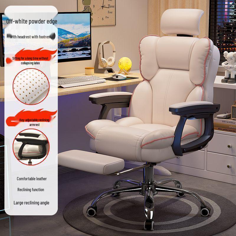 Comfortable Gaming Chair: Home Office Chair, Streaming Chair, Desk Chair for Girls