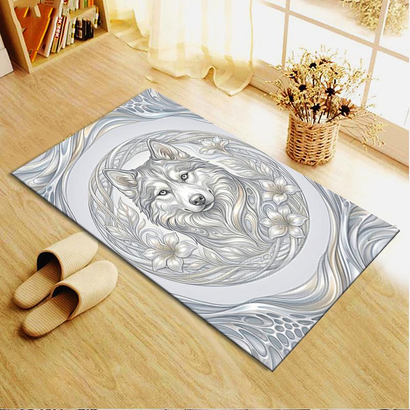 2025 New Husky Dog Carpet Rug for Living Room Bedroom Home Sofa Decoration,Kids play Non-slip Floor Mat65