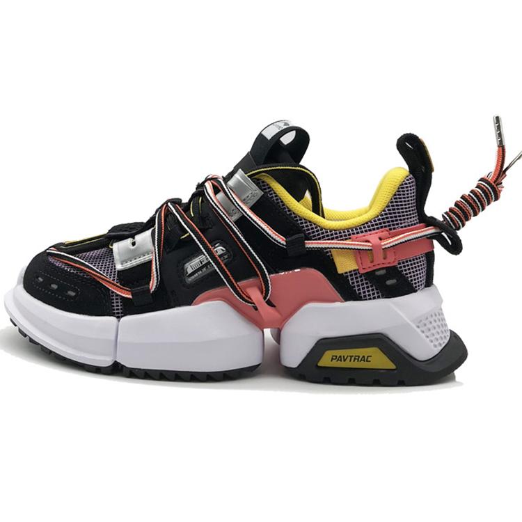 

Новые повседневные кроссовки LiNing Pan Gu Женские низкие Черный/Белый/Красный AGLP088-10 35.5