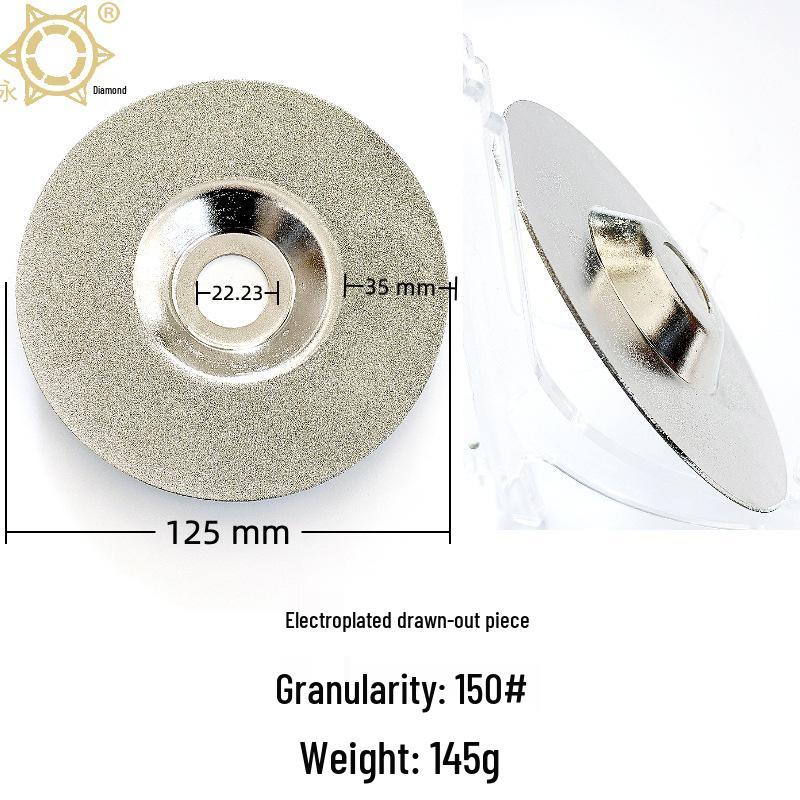 Titanium & Nickel Plated Diamond Cutting Disc for Ceramic, Jade, and Glass - Seam & Grout Cleaning Blade