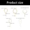 Alloy Pearls Beaded Necklace Y Shaped Pendant Clavicle Chain for Long Time Comfort and Fashion Statement