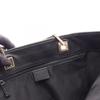 Used GUCCI GG Canvas Tote Bag 0021098 Canvas Leather Beige Black Used Women