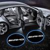 1/2Pcs LED Welcome Light Car Door Projector Lamps Car Accessories Stickers For Mercedes Benz AMG W204 W213 W205 W211 W212 W176