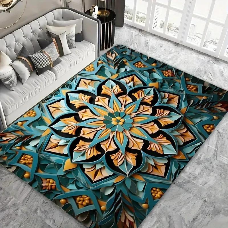 1PC Mushroom Pattern Kitchen Rugs Non-Slip Home Door Mats Pop design Bathroom Rugs Bath Mat Carpet for Home Sink Laundry Decor