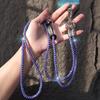 Long Style Glitter Rhinestone Phone Lanyard Hanging Cord Mobile Phone Chain  Phone Case Accessories