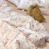 Live Broadcast Explosion Class A Maternal And Infant Grade Cotton Pure Cotton Double-Layer Yarn 4-Pcs Set Student Children'S Dormitory 3Pc Quilt Cover