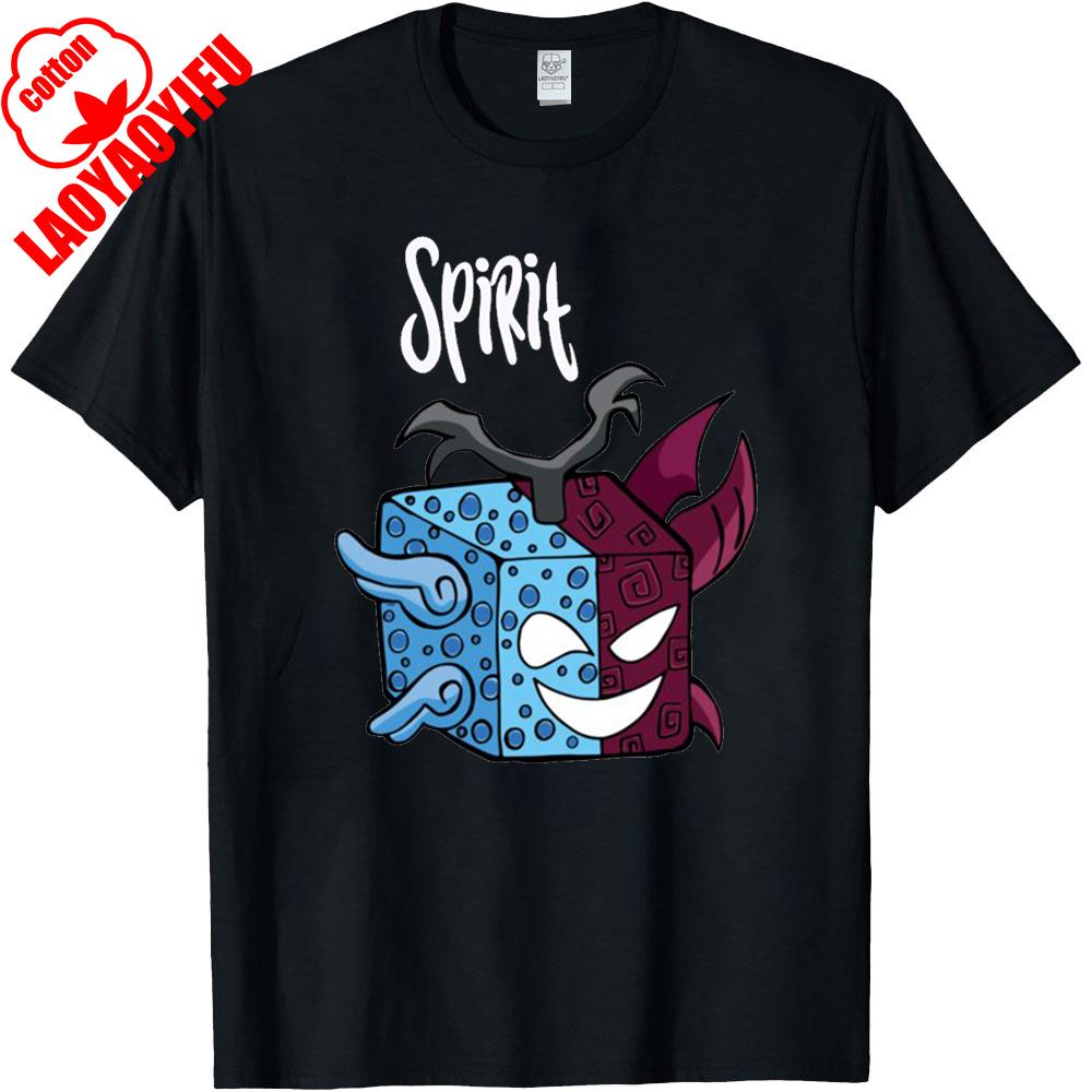 Plüsch Blox Fruit Kostüm Herren Baumwoll T-Shirt Tolles Geschenk für jeden Anlass Kurzarm Rundhals Normale Passform Kleidung Mann Hemd