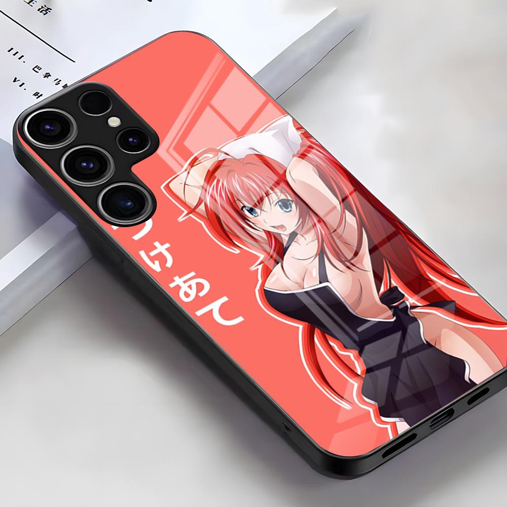 High School DxD Hero Handyhülle Für Samsung S26 S25 Edge Ultra S23 S22 S21 S20 Ultra Plus S24 Fe A54 A53 A25 Glasabdeckung