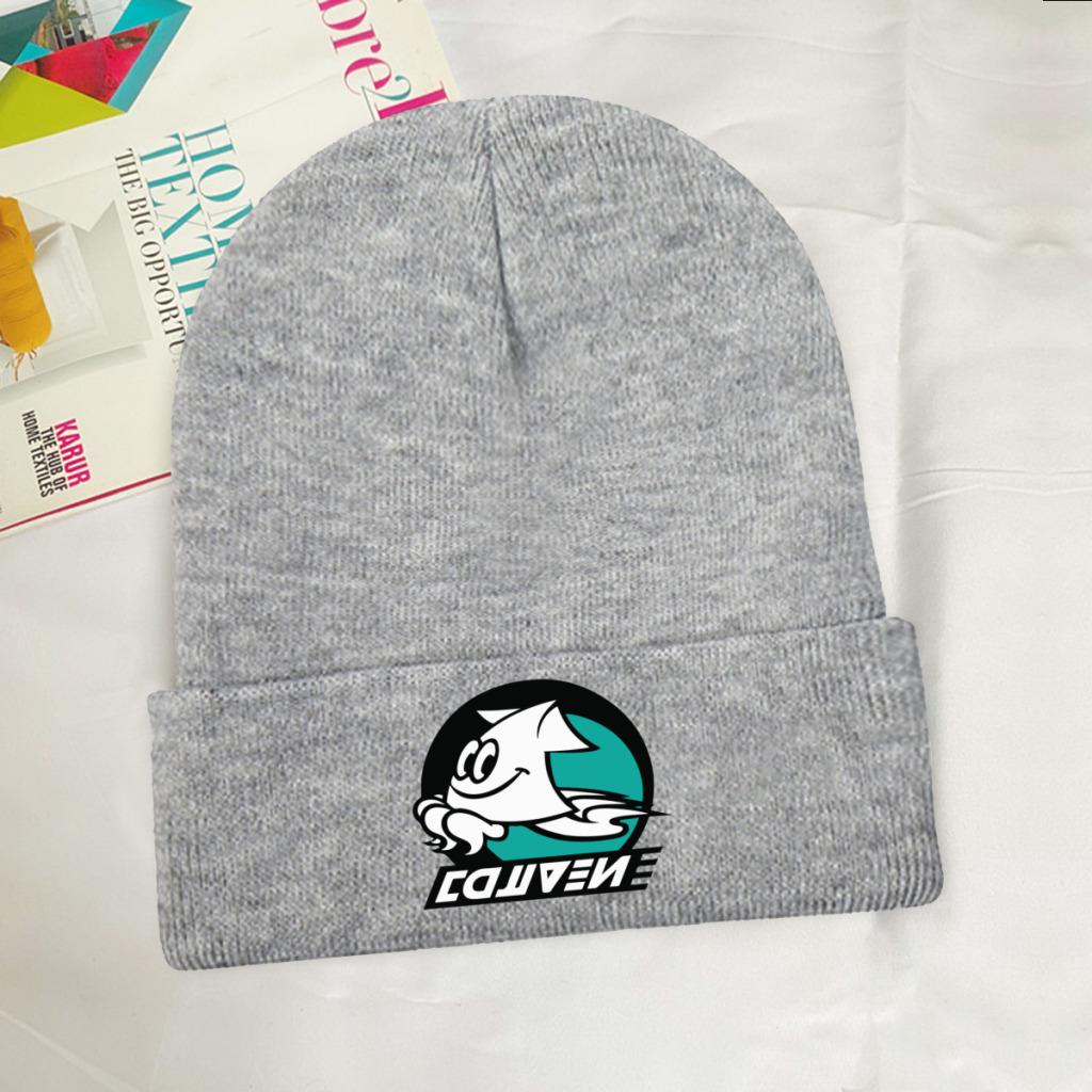 Splatoon Squiddor örgü şapka Bere Sonbahar Kış Şapka Sıcak Unisex Moda Mürekkep Çocuk Oyunu Kalamar Kapaklar Unisex Kadın